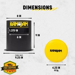 Kan Jam Mini Backyard Game Targets and Disc