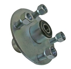 4 x 4 Wheel Hub 5/8″ Bearings, 3/4″, 1″ Bore Galvanized 4″ Bolt Circle Golf Kart