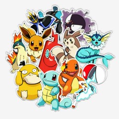 100Pcs Vinyl Cute Anime Stickers Pack Luggage Skateboard Laptop Kids Toy Decals