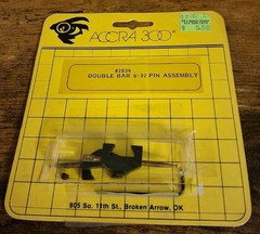 Lot Of 3 AACRA 300 #2034 Double Bar 6-32 Pin Assemblies