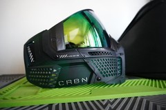 Carbon CRBN Zero Pro Paintball Mask (Less Coverage) – Fade Forest