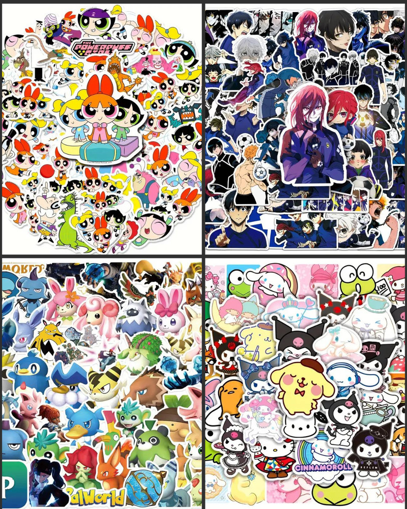 LOT OF 10 STICKERS – ANIME – CARTOONS – VIDEOGAMES – CHOOSE YOUR STICKERS