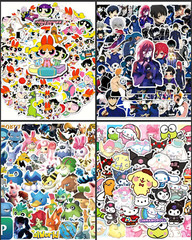 LOT OF 10 STICKERS – ANIME – CARTOONS – VIDEOGAMES – CHOOSE YOUR STICKERS