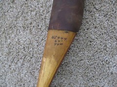 Vintage 1953 Bear Archery Polar Bow 44 lbs. 64″ RH Glass Power SN. NJ444