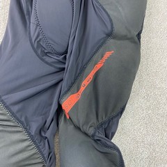 Carbon SC Paintball Padded Compression Pants Men Small Black Orange Protective