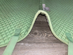 EQUIS LIGHT GREEN ENGLISH A/P SADDLE PAD 21 1/2» X 40» FULL