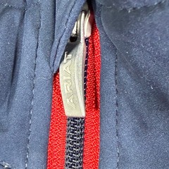 Ariat Womens Navy Blue Red Team Softshell Jacket Wind Water Resistant Logo XS