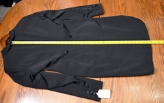 Grand Prix NEW tech washable shadbelly coat jacket black, CAN 12 USA 6, $810