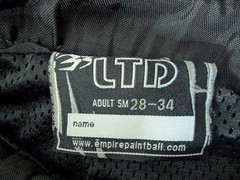 Empire LTD Paintball Long Pants Black Gray Adult SM 28-34 SR