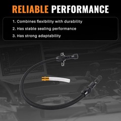 29.58-Inch 700R4 4L60E 4L80E Flexible Transmission Dipstick Stainless Hose Compa