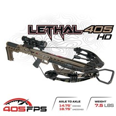 Killer Instinct Lethal 405HD Crossbow Kit with Anti Dry Fire Safety