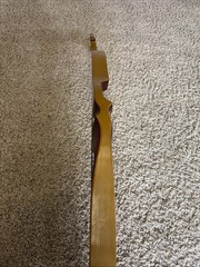 Handmade Antique Wood Long Bow 58”- Herters Recurve Bow