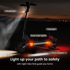 Electric Scooter for Adults 4000W Dual Motor Off Road Foldable E-Scooter 45MPH