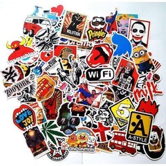 200Pcs Random Skateboard Stickers Bomb Vinyl Laptop Luggage Decals Dope Lot Cool