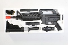 Airsoft Rifle Bundle – Spring Powered M16A4 M4 MR733 Tactical Guns – Used Lot