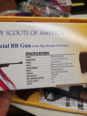 Daisy Model 1910 Boy Scouts Of America, .177 NEW IN THE BOX Kit