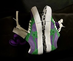 CONVERSE GOLF LE FLEUR X ONE STAR OX PURPLE HEART SUEDE SNEAKERS 9.5M 11.5W NEW