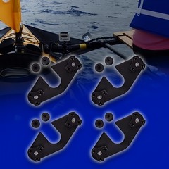 4Set AMA Bracket Kit For Hobie Island Adventure / Tandem -Replaces Bungee System