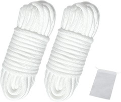Soft Cotton Rope, 32 feet / 10m Rope, 8mm Thick, Soft Rope, Long Rope, Soft