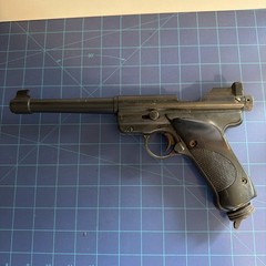 Vintage Crosman Mark II Air Pistol Target .177 C02 BB Gun, 1970s. With Papers