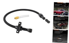 700R4 4L60E 4L80E Flexible Transmission Dipstick Stainless Steel Braided Hose