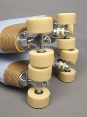 Impala Sidewalk Womens Size 10 Quad Roller Skates Sky Baby Blue and Yellow
