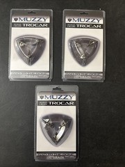 Muzzy Trocar 100gr 3-Blade Fixed Broadheads Archery Hunting – 3 Pack NEW
