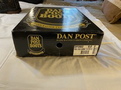 Dan Post DP2802 Men’s Size 9 D Chocolate Caiman Exotic Western Equestrian Boots
