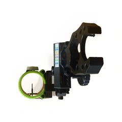 Black Gold 1-Pin Archery Sight, Black & Green Color