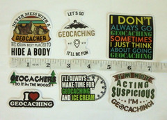 Geocaching Stickers – 50 Vinyl PVC Waterproof Decals -No Duplicates Ship Include