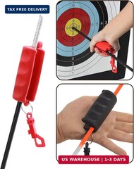 2PCS Archery Arrow Puller Silicone Gripper 3D Target Quick Release Remover Ergon