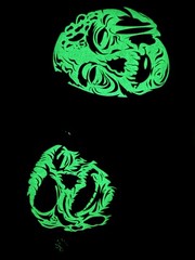DAEWON SONG + TOREY PUDWILL * SIGNED * DECK Thank You Zombie GLOW IN THE DARK