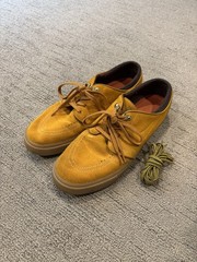Nike SB Stefan Janoski Yellow Suede Skateboarding Shoes Men’s US 8.5 D