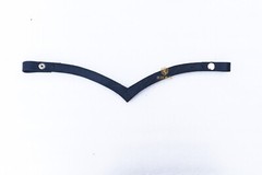 Classic Double-row high-shine clear rhinestones crystal browband V-shaped .