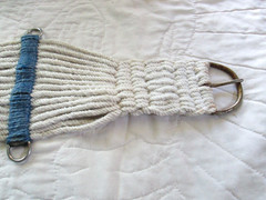 28″ WHITE CONTOURED ROPE ROPER WESTERN CINCH