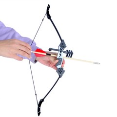 Mini Recurve Bow Arrows Set Target Paper Archery Practice Shooting Kids Toy Gift