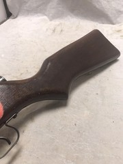 Vintage Crosman V-350 Slide Action BB Air Rifle Fairport NY Wood Stock USA