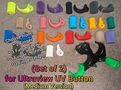 * (Set of 2) Fits MEDIUM UV Button * Ultraview Release Thumb & Finger Attachment