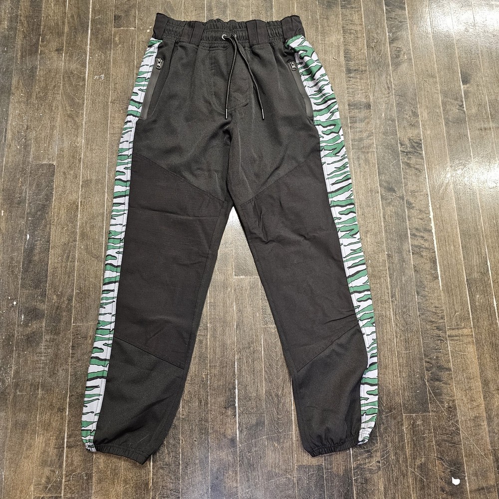 Midwest Clothing Throwback Jogger Paintball Pant – Green/Tan – SMALL – 28-32