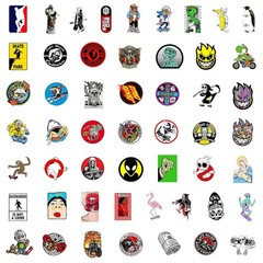 100 PCS Cool Stickers Pack,Vinyl Waterproof Stickers for Water Bottles Skateboar