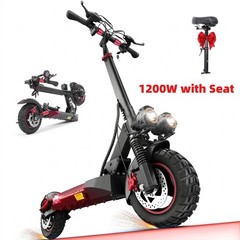 Freeboy Electric Scooter 48v 1200W For Adult 10″Off Road Fat Tires Fast Speed US