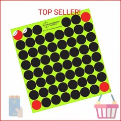 Splatterburst Targets 10 Pack – (620) 1″ Self Adhesive Cover Up Patches – Made i