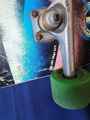 Black Label Lucero Elephant 1988-13 Reissue Skateboard W/ Vtg Indepent Trucks