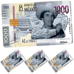 Banco De Mexico 1000 Pesos Credit Debit Card Skin Cover Sticker 1PC
