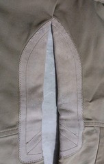 Ariat Pro-Series Pro-Circuit Tan Side-Zip Equestrian Breeches 30L, Preowned