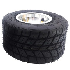10×4.50-5 or 11×7.10-5 Tire 3 Bolt Wheel Rim for Racing Go Kart Trike Drift Quad