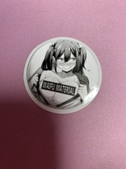 black and white waifu lewd stickers #4