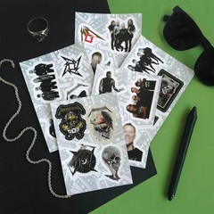 Heavy Metal Band Stickers for Adults, 36 Pieces of Strong Adhesive and Waterp…