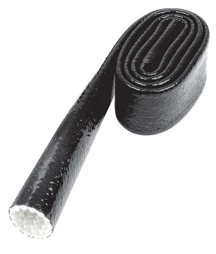 Exhaust Rubberized Header Wrap Sleeve 12″ length (1 Foot) Go Kart Mini Bike