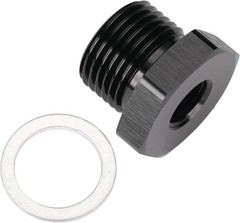 M18x1.5 Male Metric to 1/8 NPT Female Oil M18X1.5 to 1/8 NPT Female Black